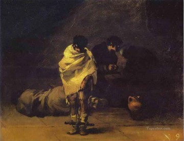  prison Oil Painting - Prison Scene Francisco de Goya